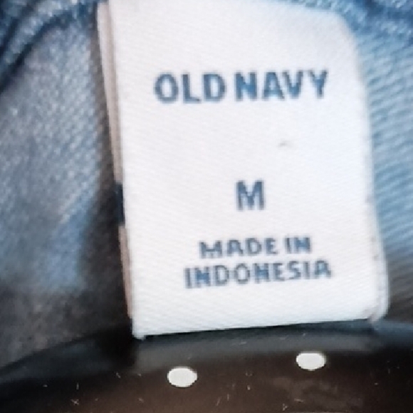 Old Navy Blue Denim Shirt Dress, Sz M, Belt Not Included - Picture 2 of 12